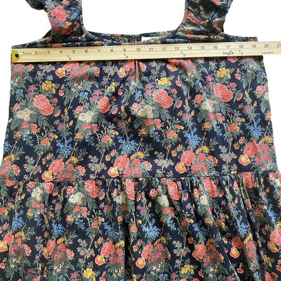 THE GREAT Floral Maxi Dress Size 2 Cotton - Picture 11 of 14